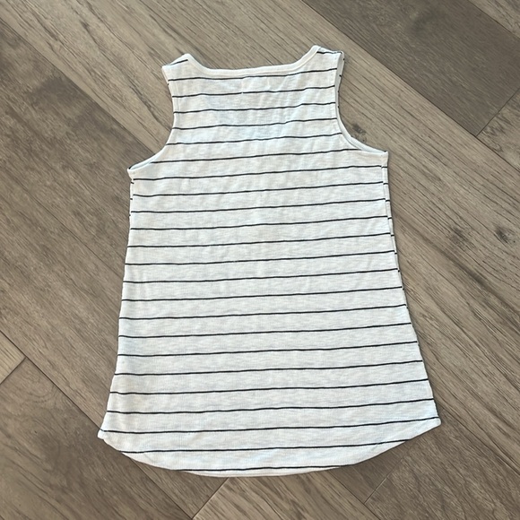 MAURICES Ribbed Tank Top Sz S Blk/Wht - Picture 4 of 4